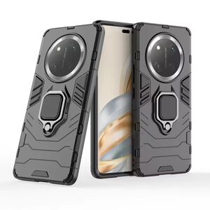 Husa pentru Honor Magic 7 Lite cu inel Armor Kickstand Tough Rugged Cover - negru