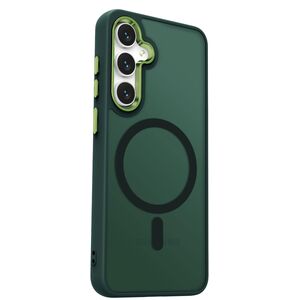 Husa pentru  Samsung Galaxy S25+ cu MagSafe, Ghost Series, frosted - Verde