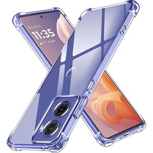Husa pentru Motorola Moto G05 / Moto E15 Slim Anti-Shock 1.5mm reinforced 4 corners, Transparent