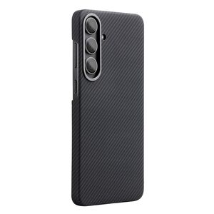 Husa pentru  Samsung Galaxy S24+ Plus compatibila MagSafe High Grade Aramid Fiber Series - negru royal