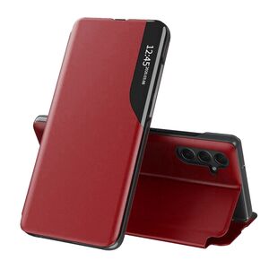 Husa pentru  Samsung Galaxy S25+ tip carte, Smart View, Rosu