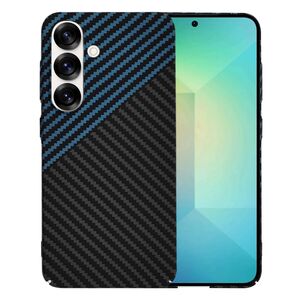 Husa pentru  Samsung Galaxy S25 CarbonFiber UltraSlim, Lightweight, Albastru inchis