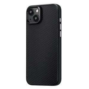 Husa pentru  iPhone 15 Plus compatibila MagSafe Premium Aramid Fiber - negru