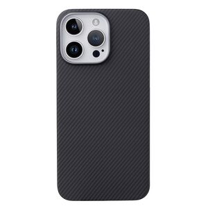 Husa pentru  iPhone 15 Pro Max compatibila MagSafe Premium Aramid Fiber - negru