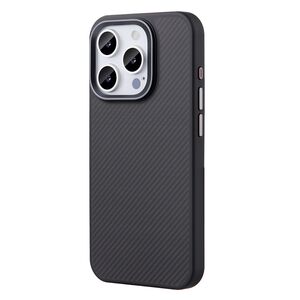 Husa pentru  iPhone 15 Pro compatibila MagSafe Premium Aramid Fiber - negru