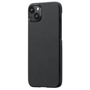 Husa pentru  iPhone 15 compatibila MagSafe High Grade Aramid Fiber Series - negru royal