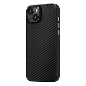 Husa pentru  iPhone 15 compatibila MagSafe Premium Aramid Fiber - negru
