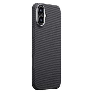 Husa pentru  iPhone 16 Plus compatibila MagSafe High Grade Aramid Fiber Series - negru royal