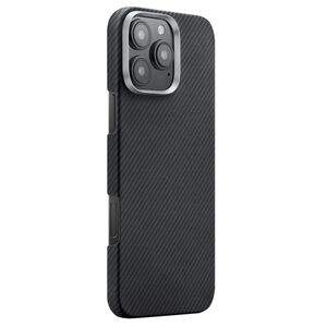 Husa pentru  iPhone 16 Pro Max compatibila MagSafe High Grade Aramid Fiber Series - negru royal