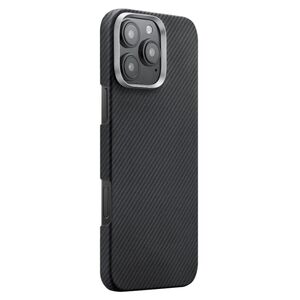 Husa pentru  iPhone 16 Pro compatibila MagSafe High Grade Aramid Fiber Series - negru royal