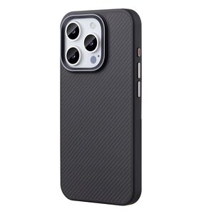 Husa pentru  iPhone 16 Pro compatibila MagSafe Premium Aramid Fiber - negru