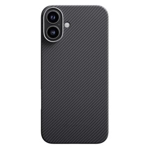 Husa pentru  iPhone 16 compatibila MagSafe Premium Aramid Fiber - negru