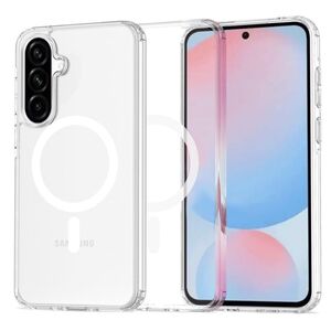 Huse pentru  Samsung Galaxy A56 cu MagSafe Crystal Clear Back Series - Ice