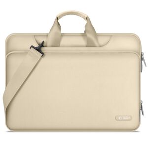 Geantă Pocket Bag pentru Laptop 13-14 Inch – compatibila Macbook, Lenovo, Microsoft, Acer, HP, Asus, Protecție Elegantă și Funcțională pentru Echipamentele Tale, bej