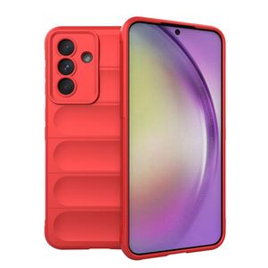 Husa pentru  Samsung Galaxy A36 Liquid Silicone, Microfibre Lining, Non-Slip Airbag Design, Rosu