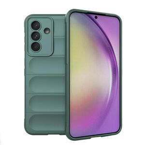 Husa pentru  Samsung Galaxy A36 Liquid Silicone, Microfibre Lining, Non-Slip Airbag Design, Verde