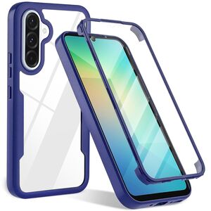 Pachet 360: Husa cu folie integrata pentru  Samsung Galaxy A26 Cover360 fata / spate - Albastru