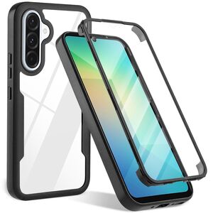 Pachet 360: Husa cu folie integrata pentru  Samsung Galaxy A26 Cover360 fata / spate - Negru