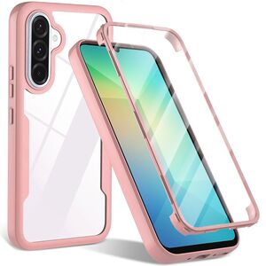 Pachet 360: Husa cu folie integrata pentru  Samsung Galaxy A26 Cover360 fata / spate - Roz