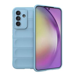 Husa pentru  Samsung Galaxy A36 Liquid Silicone, Microfibre Lining, Non-Slip Airbag Design, Albastru