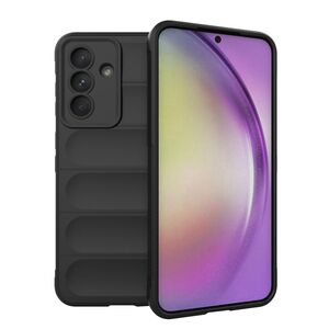 Husa pentru  Samsung Galaxy A36 Liquid Silicone, Microfibre Lining, Non-Slip Airbag Design, Negru