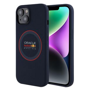 Husa premium pentru  iPhone 14 compatibila MagSafe Red Bull Racing - Albastru inchis