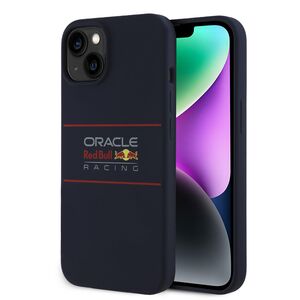 Husa premium pentru  iPhone 14 compatibila MagSafe Red Bull Racing - Albastru