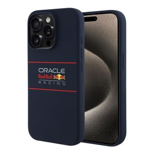Husa premium pentru  iPhone 15 Pro Max compatibila MagSafe Red Bull Racing - Albastru royal