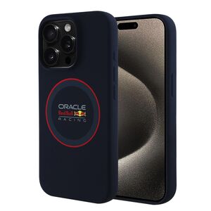 Husa premium pentru  iPhone 15 Pro Max compatibila MagSafe Red Bull Racing - Albastru