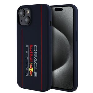 Husa premium pentru  iPhone 15 compatibila MagSafe Red Bull Racing - Albastru inchis