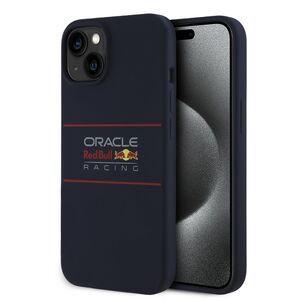 Husa premium pentru  iPhone 15 compatibila MagSafe Red Bull Racing - Albastru royal