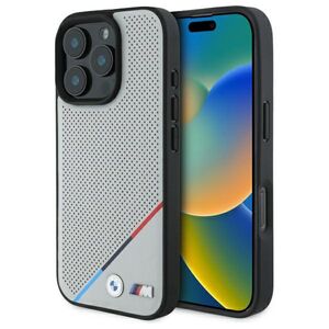 Husa premium pentru  iPhone 16 Pro Max compatibila MagSafe BMW Signature - Negru royal