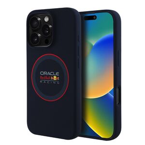 Husa premium pentru  iPhone 16 Pro Max compatibila MagSafe Red Bull Racing - Albastru inchis