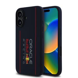Husa premium pentru  iPhone 16 compatibila MagSafe Red Bull Racing - Albastru inchis
