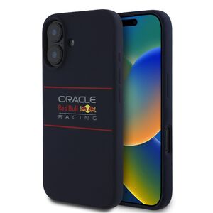 Husa premium pentru  iPhone 16 compatibila MagSafe Red Bull Racing - Albastru royal