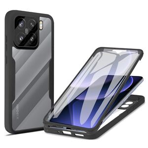 Pachet 360: Husa cu folie integrata pentru  Xiaomi 15 Cover360 fata / spate - Negru