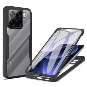 Pachet 360: Husa cu folie integrata pentru  Xiaomi 15 Pro Cover360 fata / spate - Negru