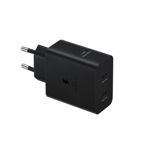 Incarcator Type-C Samsung Super Fast Charging 50W Original + cablu USB-C, EP-T5020XBEGEU - negru