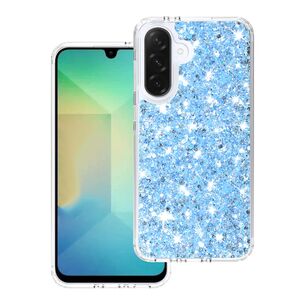 Husa pentru  Samsung Galaxy A26 cu sclipici Liquid Crystal Glitter, Albastru