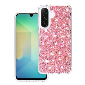 Husa pentru  Samsung Galaxy A26 cu sclipici Liquid Crystal Glitter, Roz