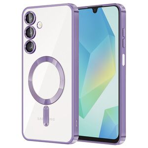Husa pentru  Samsung Galaxy A16 cu MagSafe si protectie pentru lentile anti-shock 1.5 mm transparent - Lavanda