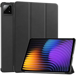Husa pentru  Xiaomi Pad 7 / 7 Pro tip stand functie sleep/wake-up, protectie 360 - Negru