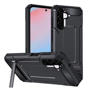 Husa pentru  Samsung Galaxy A56 Armor Tough Rugged Kickstand - Negru