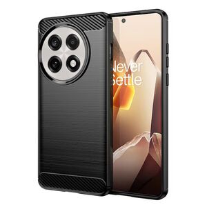 Husa pentru OnePlus 13R Carbon Liquid Silicone, Negru