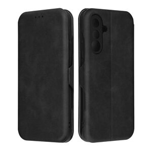 Husa tip carte pentru Samsung Galaxy A36 Smart Wallet fata - spate protectie 360 - Negru