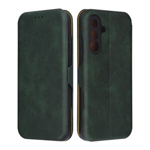 Husa tip carte pentru Samsung Galaxy A36 Smart Wallet fata - spate protectie 360 - Verde