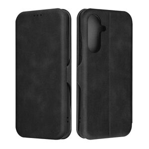 Husa tip carte pentru Samsung Galaxy A56 Smart Wallet fata - spate protectie 360 - Negru