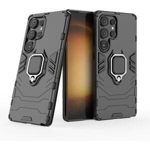 Husa pentru  Samsung Galaxy S25 Ultra cu inel Ring Armor Kickstand Tough, Negru