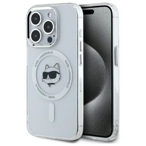 Husa premium pentru  iPhone 14 Pro Max Karl Lagerfeld compatibila Magsafe - Ice