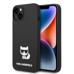 Husa premium pentru  iPhone 15 Karl Lagerfeld superior quality - Negru